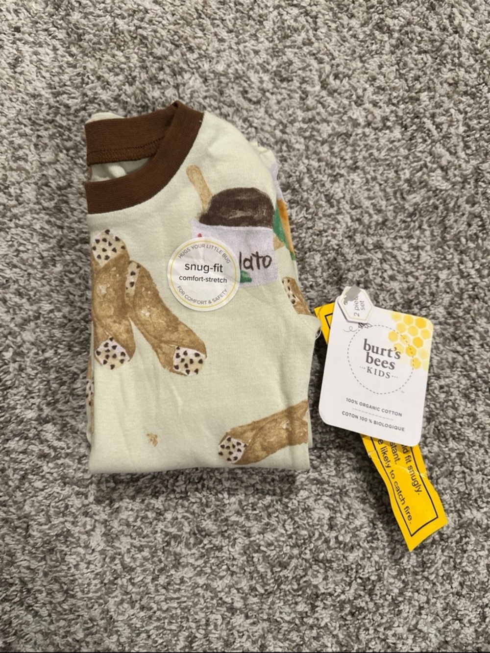 Toddler Burt’s Bees Pajamas